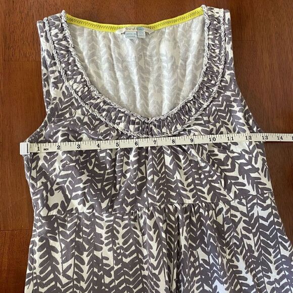 Boden cotton leaf print scoop neck tank top - Picture 6 of 9